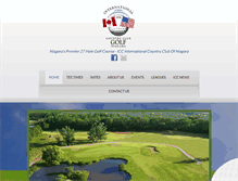 Tablet Screenshot of niagaragolficc.com